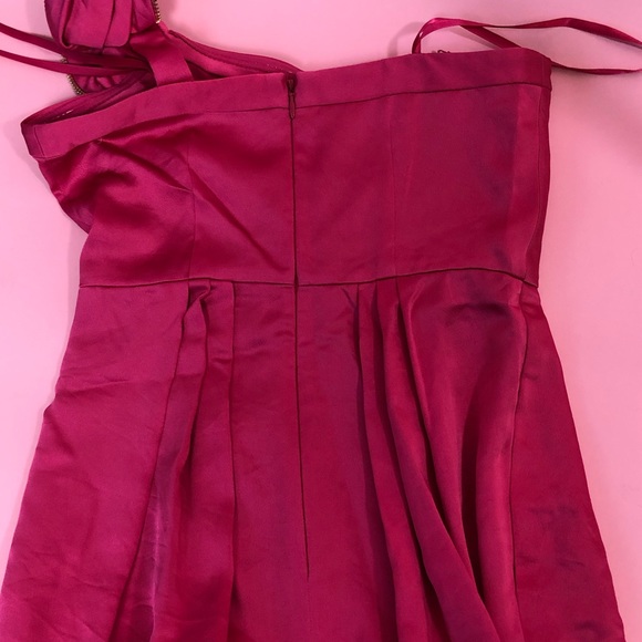BCBGMaxAzria Azalea pink one shoulder dress 0XS - Picture 7 of 7